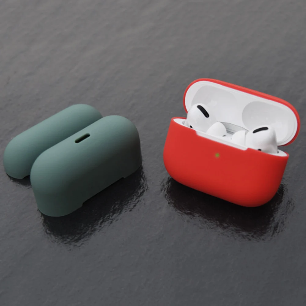 Earphone Case For AirPods Pro Wireless Earphone Compatible Protective Case Blue-tooth Headset Soft Case Protective Cover