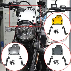 For DUCATI Scrambler 400 800 2015-2023 2017 2018 Motorcycle Windscreen Windshield Fly Screen Shield Wind Deflector with Holder