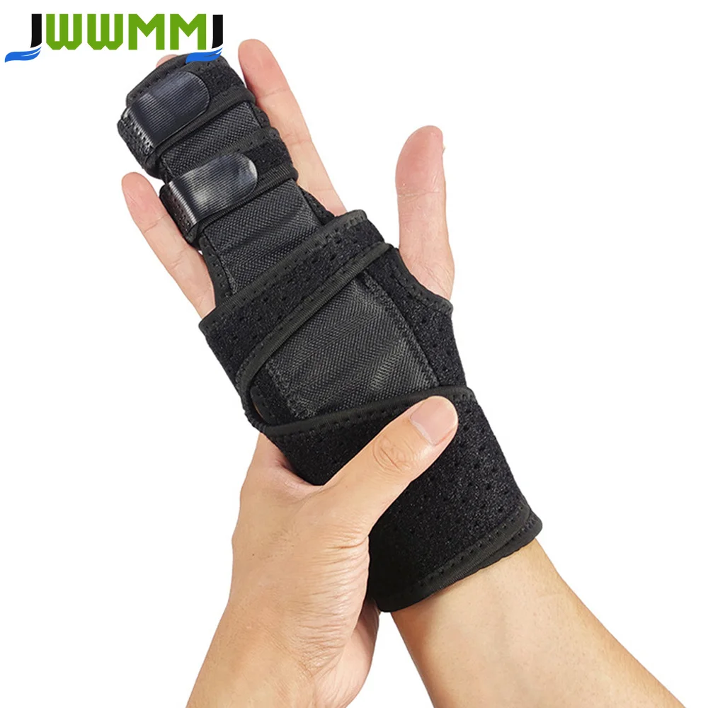 1Pcs Trigger Finger Splint Support Two/Three Fingers, Wrist Brace Wist Immobilizer Help Broken Finger, Sprains, Arthritis