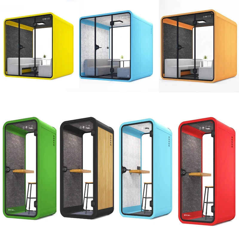 Indoor Movable Privacy Silence Soundproof Broadcasting Pods Isolation Booth Home Silence Booth Portable Recording Privacy Office