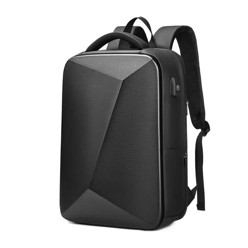 Mochila masculina para dar forma tridimensional, antiroubo, bolsa de eva casual ABS, estojo rígido impermeável, bolsa para computador, estudantes universitários