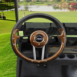 Roykaw Golf Cart Steering Wheel Fit for EZGO, Club Car, Yamaha & Most Golf Carts, 12.5