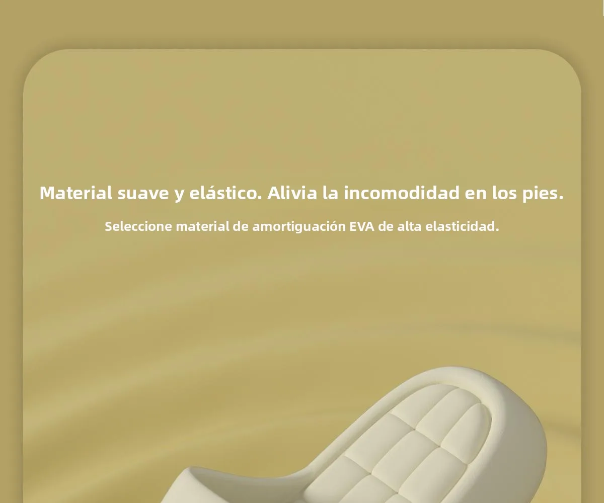 Pantuflas de Suela Gruesa Unisex, Antideslizantes para Baño, Cómodas para el Hogar, Sandalias Planas Modernas