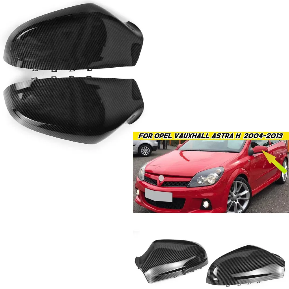 

Rearview Mirror Cover for Astra H 2004-2009 Carbon Fiber Car Side Door Wing Rear View Mirror Cover for Opel for Vauxhall