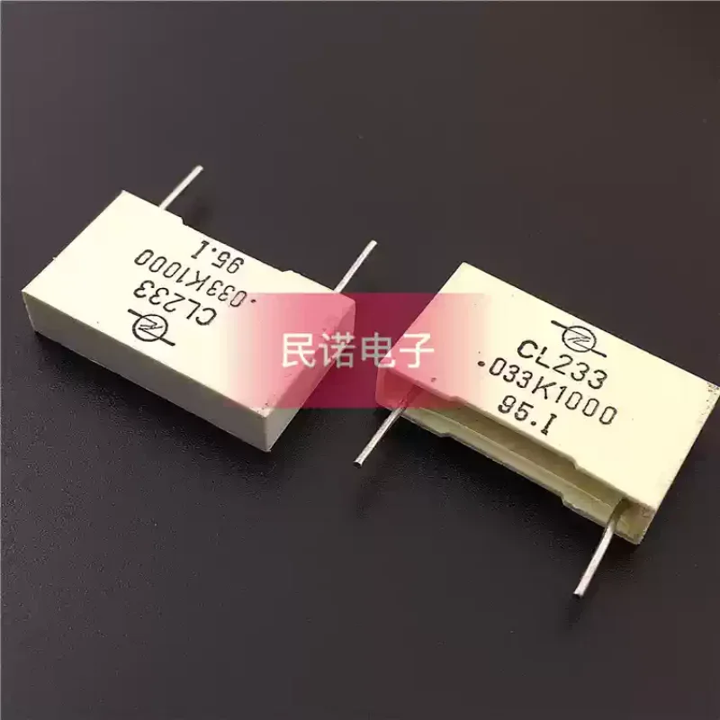 10-100pcs calibration capacitor 1000V 0.033UF 1000V333 33NF square capacitor pin spacing 22.5mm
