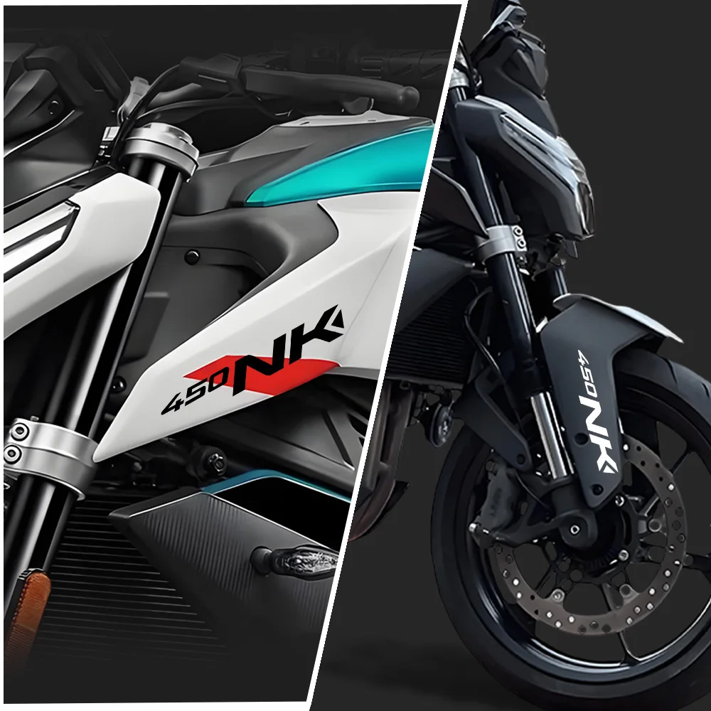 ملصقات متوهجة للدراجات النارية ملصق عاكس لامتصاص الصدمات لخزان الوقود لملحقات CFMOTO 450NK 2023