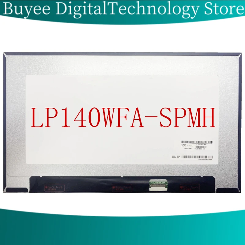 Original Laptop 14 Inch LP140WFA-SPMH Screen Panel Laptop LCD Screen Display Panel LP140WFA (SP)(MH) Matrix Replacement