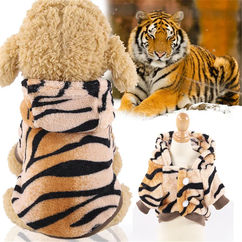 Pet Dog Cat Clothes Cute Funny Dinosaur Costumes Coat Winter Warm Fleece Clothing for Small Dogs Kitten Hoodie Puppy Dog Clothe