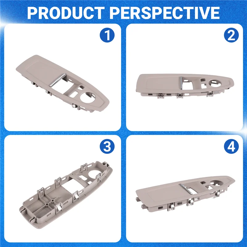 

Durable-Car Driver Side Window Lock Lift Switch Panel Cover 51417326359 51417326361 For BMW 1 2 4 Series F21 F22 F32 F83