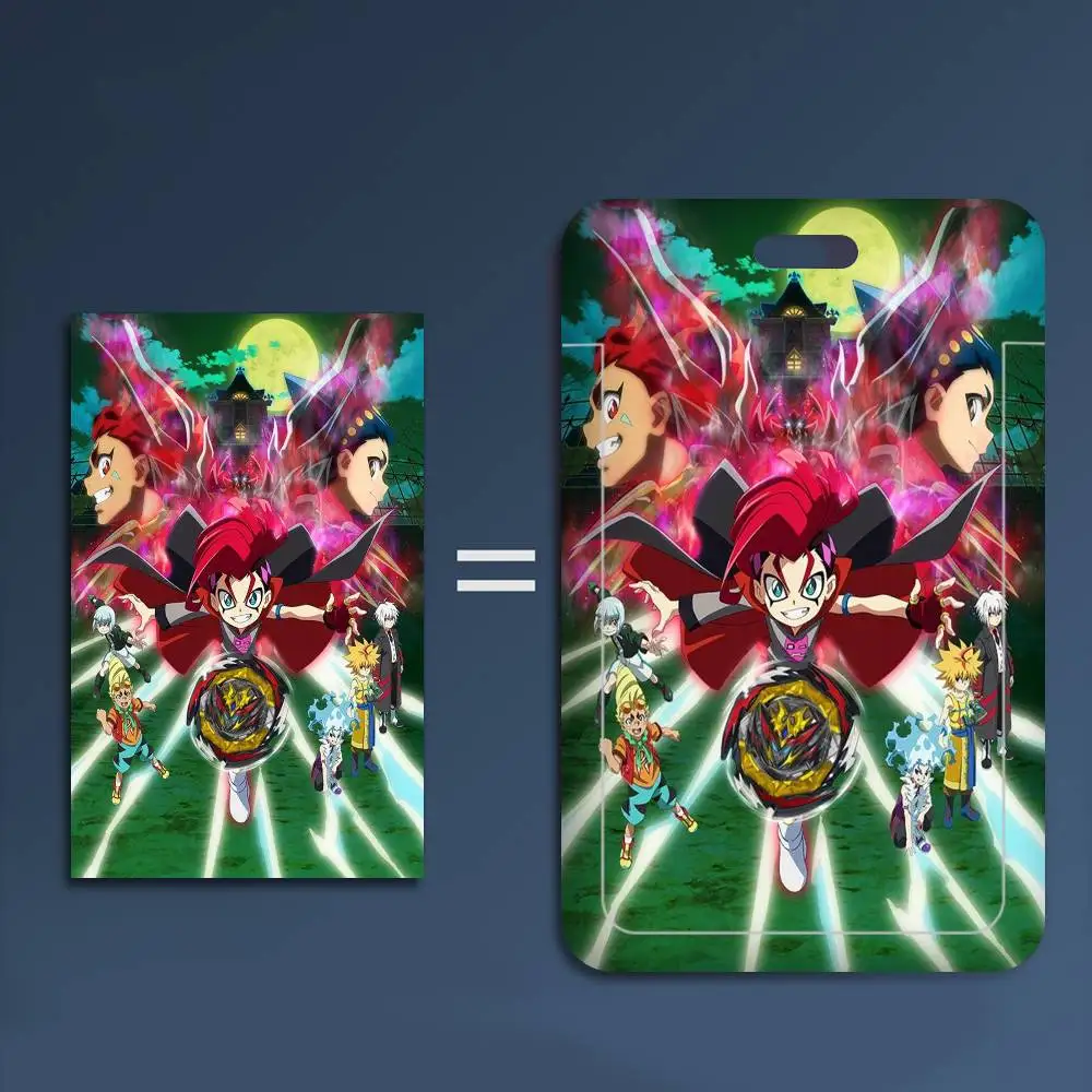 

Держатель для бейджей Anime B-Beyblade из ПВХ, чехол для ID-карт, для работы, для медсестер, для ключей и кошелька