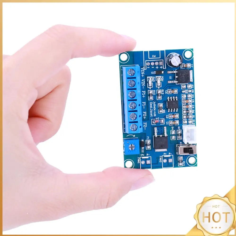 

DC 12V 24V 4A Chassis Fan Speed Regulation Module with Sensor 2/3/4 Cable PWM Thermostat Speed Governor W/ Cable for PC Fan