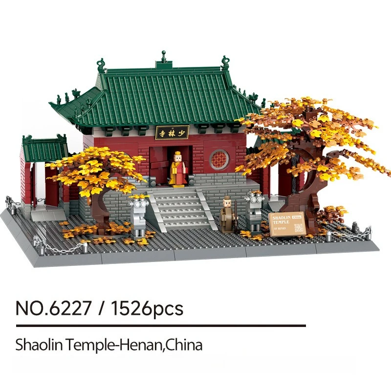 3317 Uds. Chengqi Earth Building-Fujian, bloques de construcción de China arquitectura ladrillos de construcción juguete para regalo para niños adultos