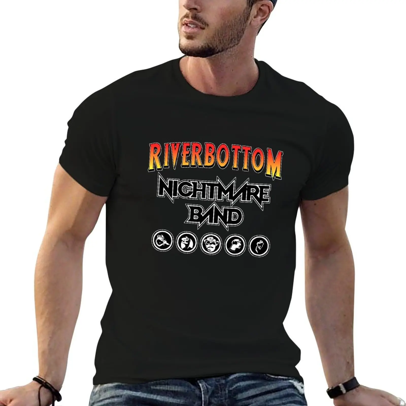 

Riverbottom Nightmare Band T-Shirt graphic t shirts for man cotton t shirts high quality T-Shirt