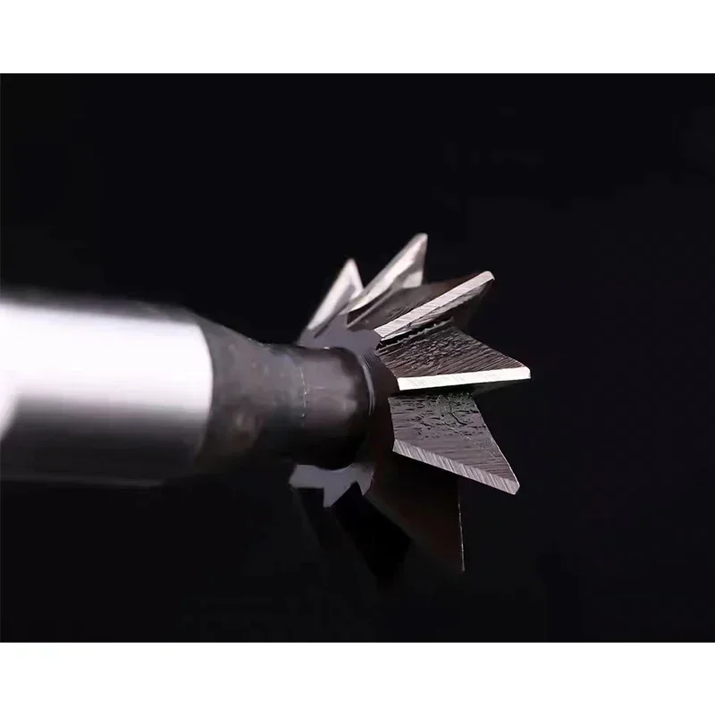 Hot Selling High Speed Steel Groove Milling Cutter 30*60mm/40*60mm/50*60mm/60*60mm Straight Shank Dovetail Groove Milling Cutter