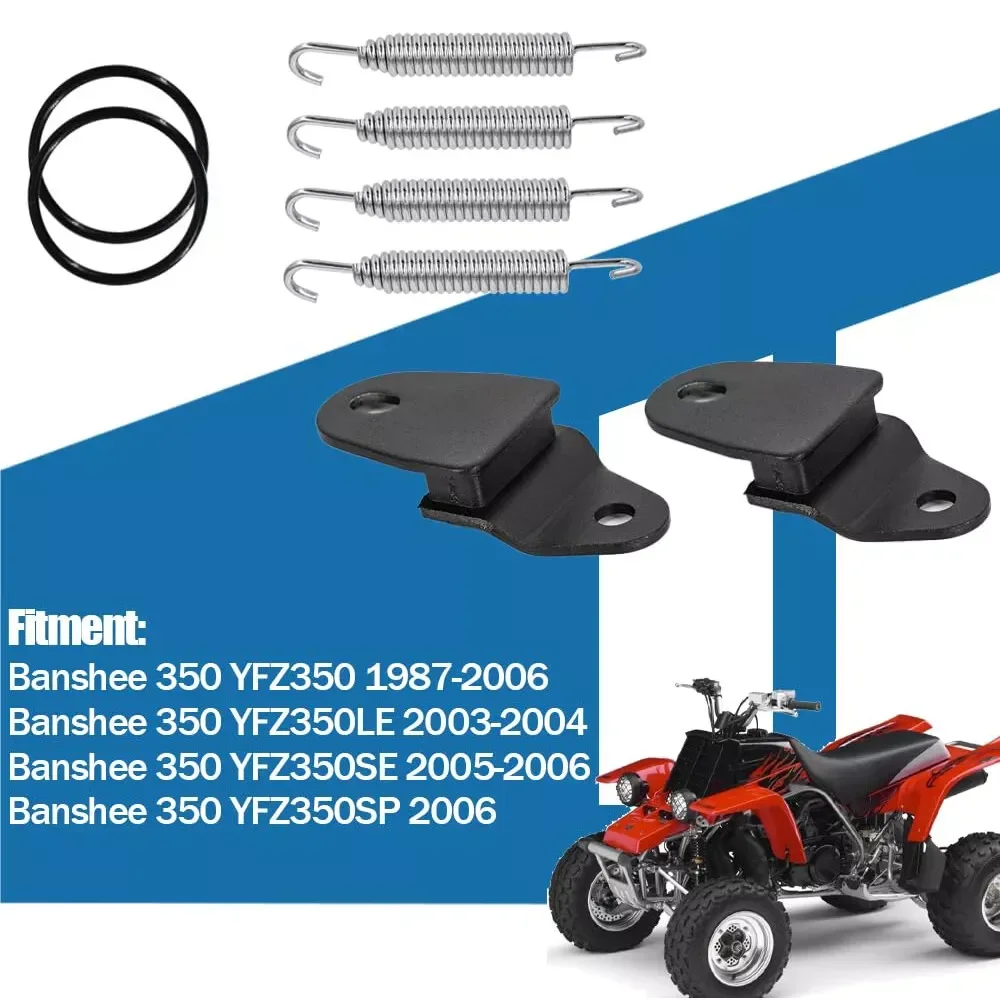Silenciador de escape, resortes de tubo, soportes, perchas, suspensión 2GU-14771-00-00 para Yamaha Banshee 350 YFZ350 1987-2006