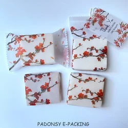 Chinese Flower 80% Transparent Paper Gift Wrapping Handmade Soap Wrapping Wax Paper ECO Friendly