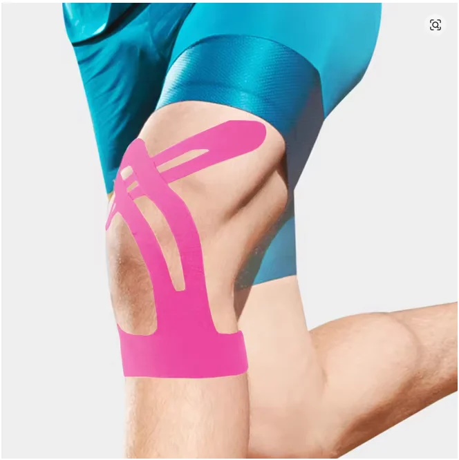 10 Stück vorgeschnittene Kniebandagen, Muskelbandagen – Marathon Sports spezialisierte Beinmuskel-Stützbandage für Sportler – Detail 5