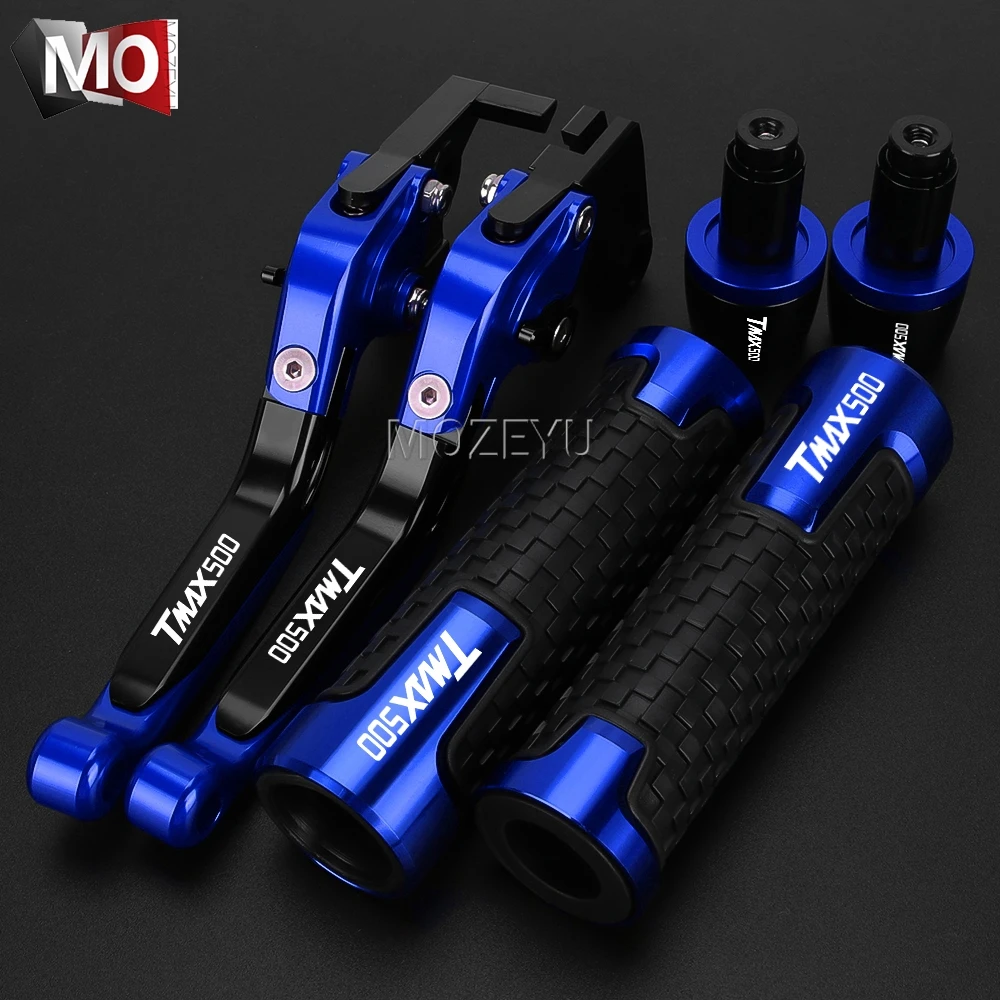

For Yamaha T-MAX500 2001 2002 2003 2004 2005 2006 2007 Extendable Brake Clutch Levers TMAX 500 TMAX500 CNC Handlebar Grips Ends