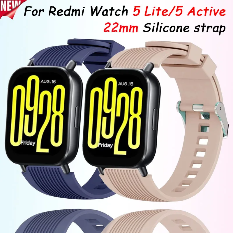 22Mm Silicone Strap… - image