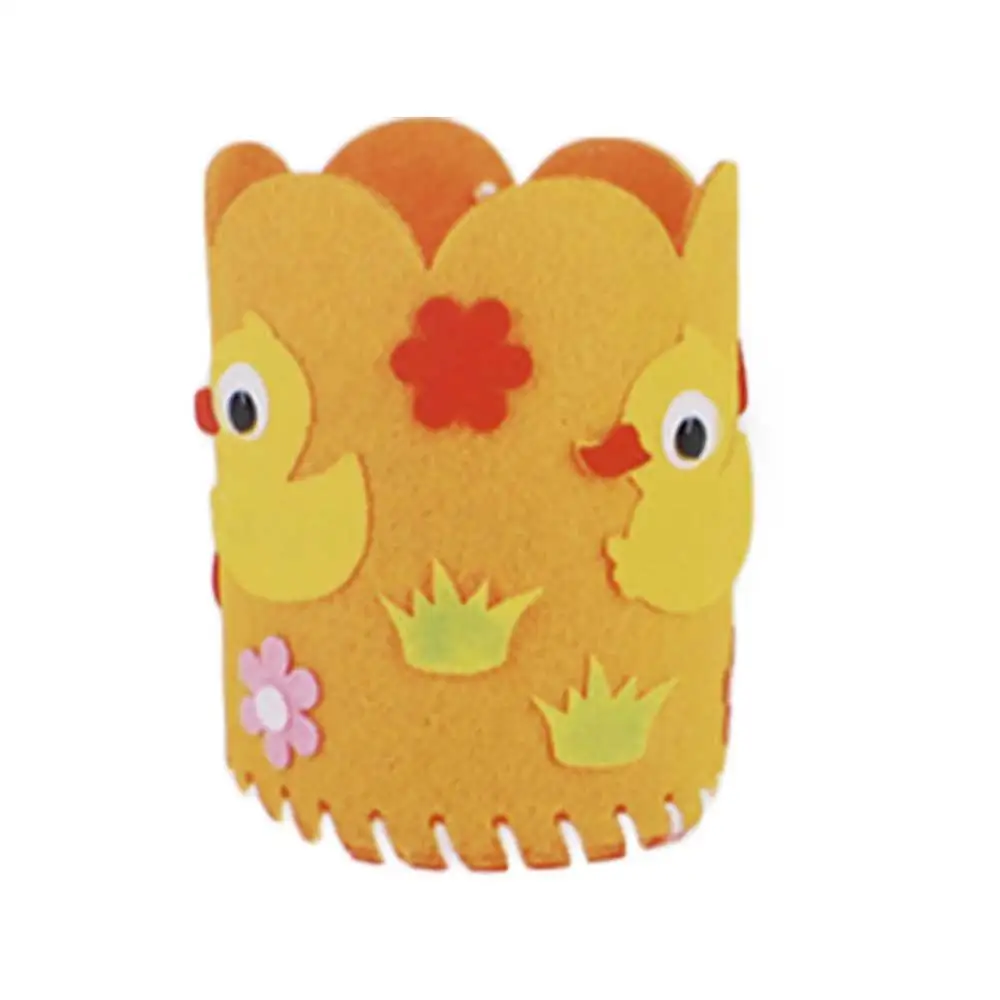 ของขวัญสำหรับเด็ก งานฝีมือ DIY งานประดิษฐ์ ของเล่น งานฝีมือ ที่ใส่ปากกาแบบไม่ทอ งานฝีมือ ที่ใส่ปากกา ที่ใส่ดินสอ DIY