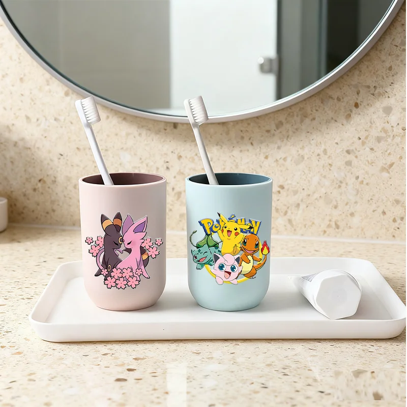 Чашка-для-полоскания-рта-с-покемонами-для-мальчиков-и-девочек-дети-Генгар-мультяшные-чашки-для-воды-с-ручкой-многофункциональная-чашка-для-зубной-щетки