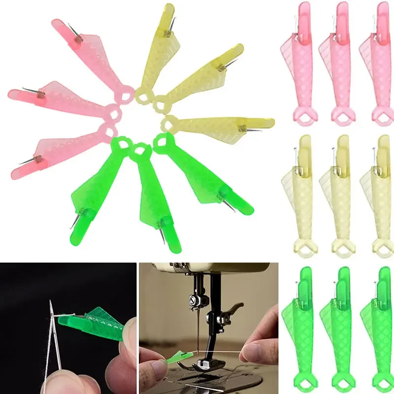 

20/30Pcs Fish Type Sewing Machine Needle Threader Inserters Sewing Threader Embroidery Floss Automatic Sewing Craft DIY Tool