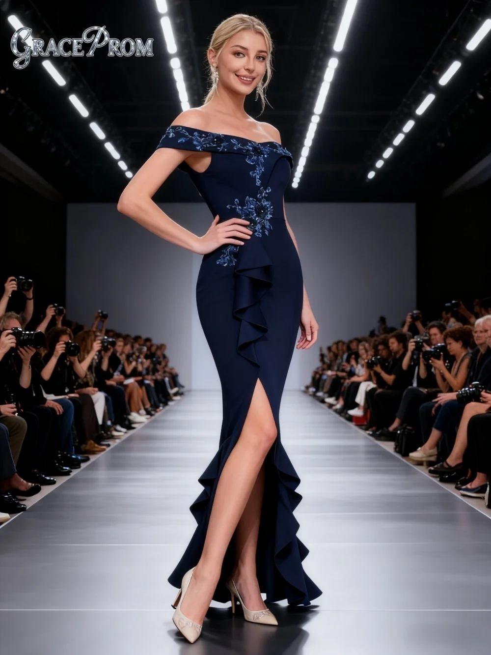 

Elegant Off-Shoulder Evening Dress 2026 Fashion Chiffon Party Gown Formal A-Line Floor-Length Dress for Mother of the Bride