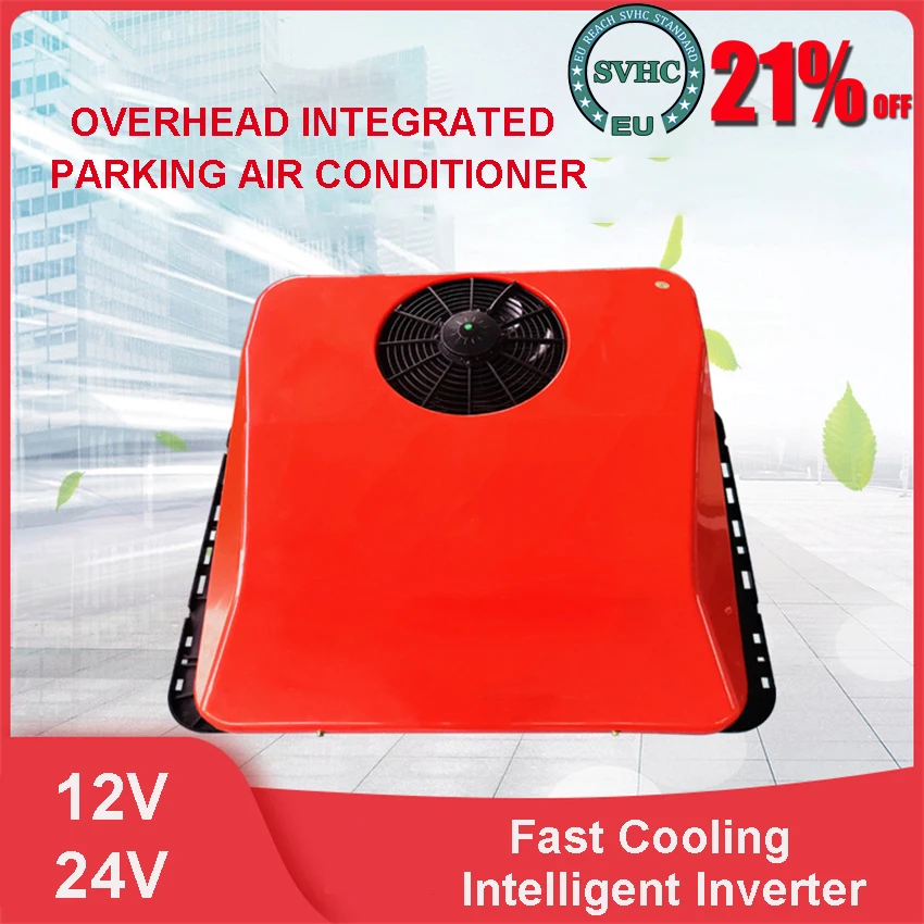 

12V/24V Truck Overhead Air Conditioner Integrated Machine Engineering Vehicle A/C Modification Inverter DC refrigeration