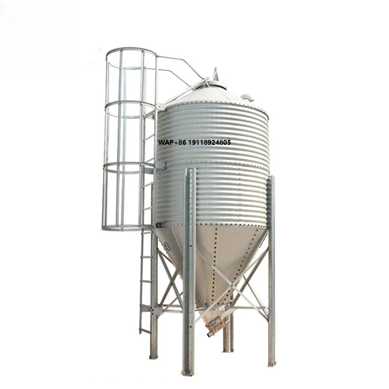 Hot Sale 50 Ton Small Grain Silo Tower Feed Corn Soybean Wheat Storage Silo