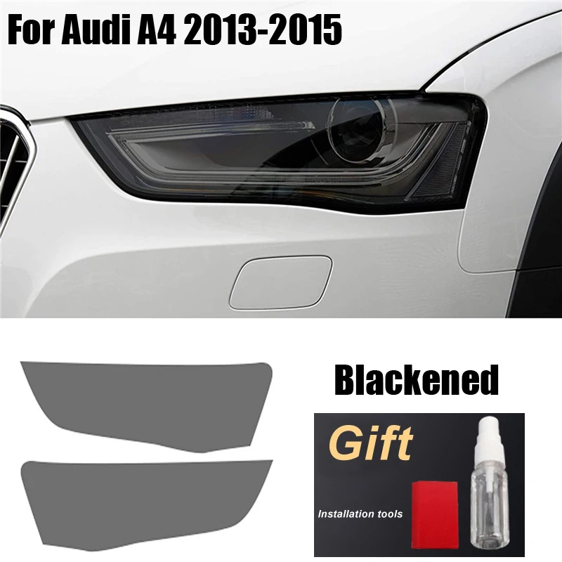 

For Audi A3 A4 A5 A6 A7 A8 2014-2019 Accessories Car Headlight Tint Black/Transparent Protective Film Protection TPU Sticker