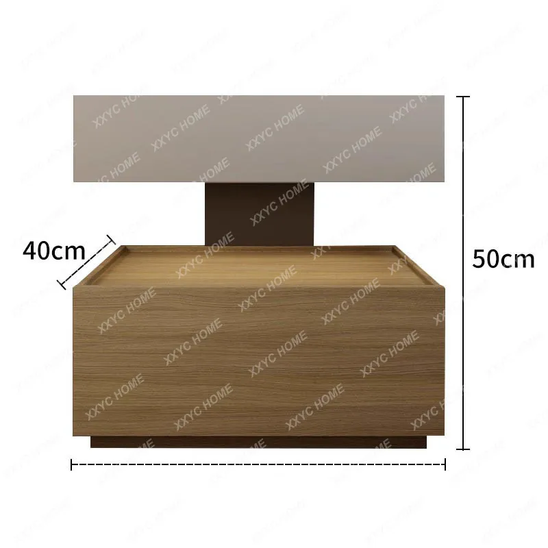 Minimalist Aesthetic Nightstand Unique Creative Italian Style Bedside Table  Dormitorio Bedroom Furniture