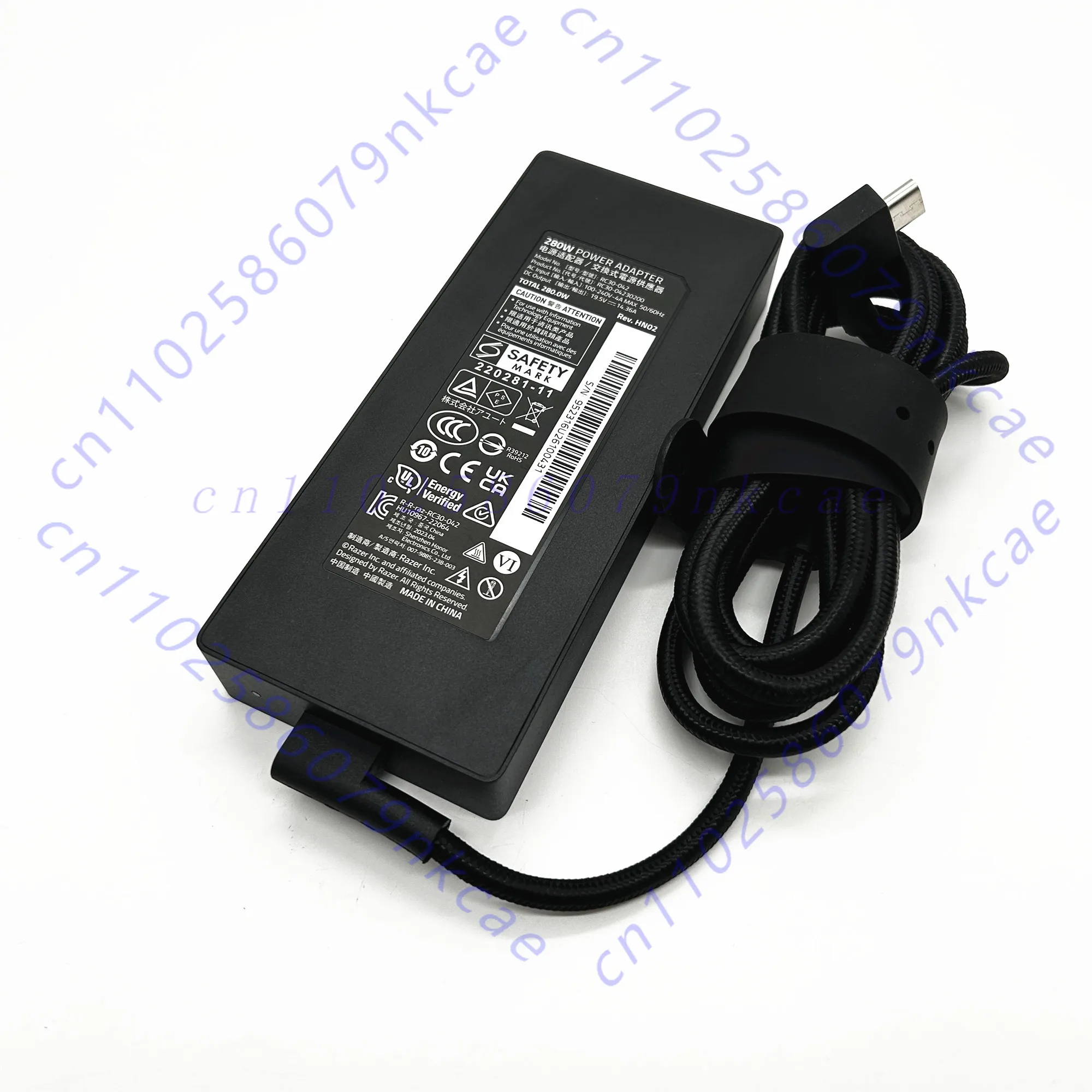 Notebook Charger For Razer Blade 280W RC30‑042 19.5V 14.36A Power Adapter
