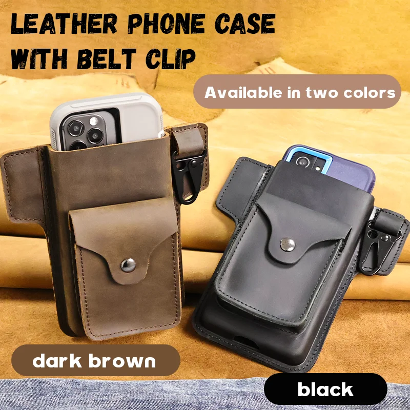 Многофункциональная мужская поясная сумка в стиле ретро с балансирующим дизайном. Повседневный стиль. Изготовленная из натура...