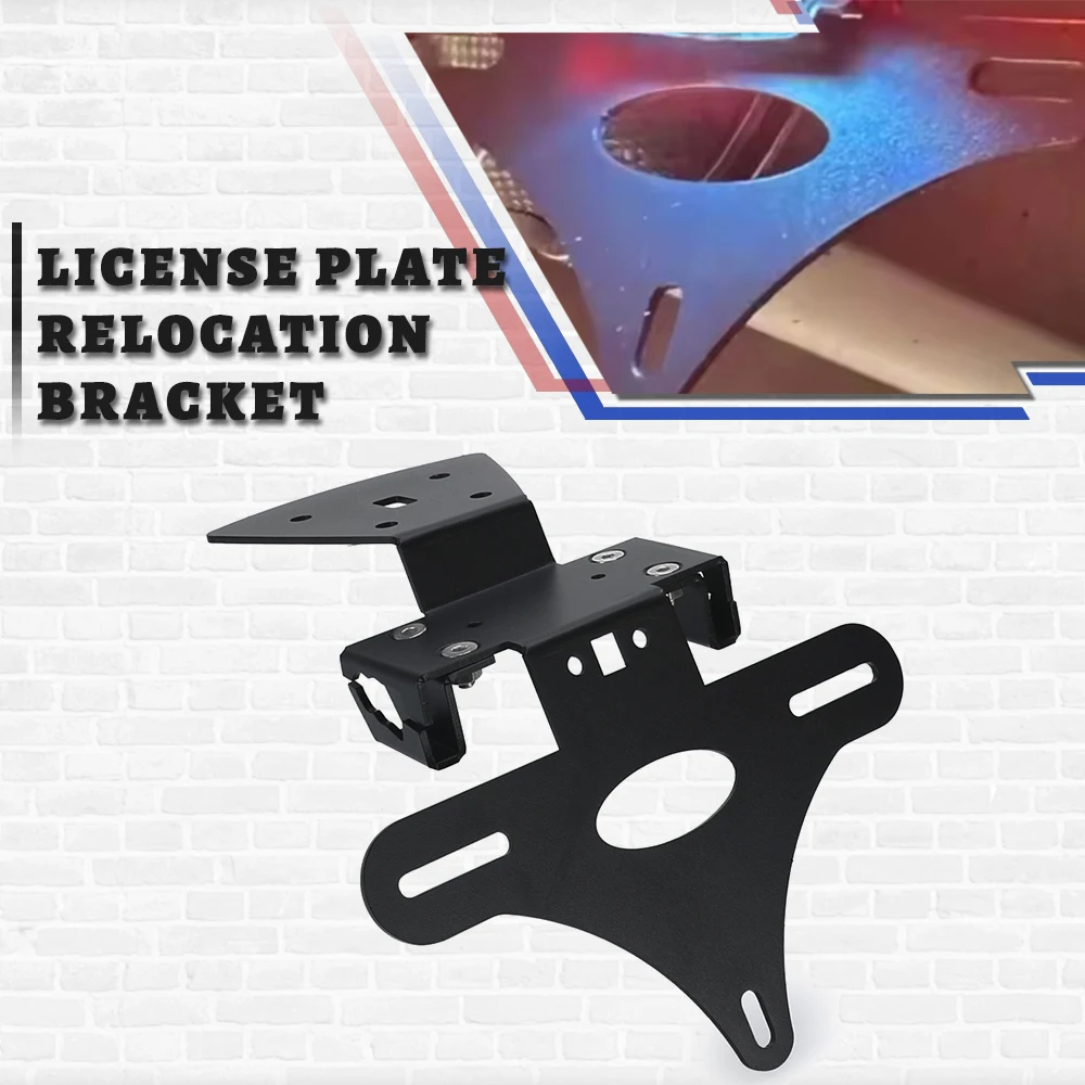 

Rear Tail Tidy Fender Eliminator Kit Motorcycle Accessories License Plate Holder Bracket 450RR For KOVE 450 RR 2024 2025 2026