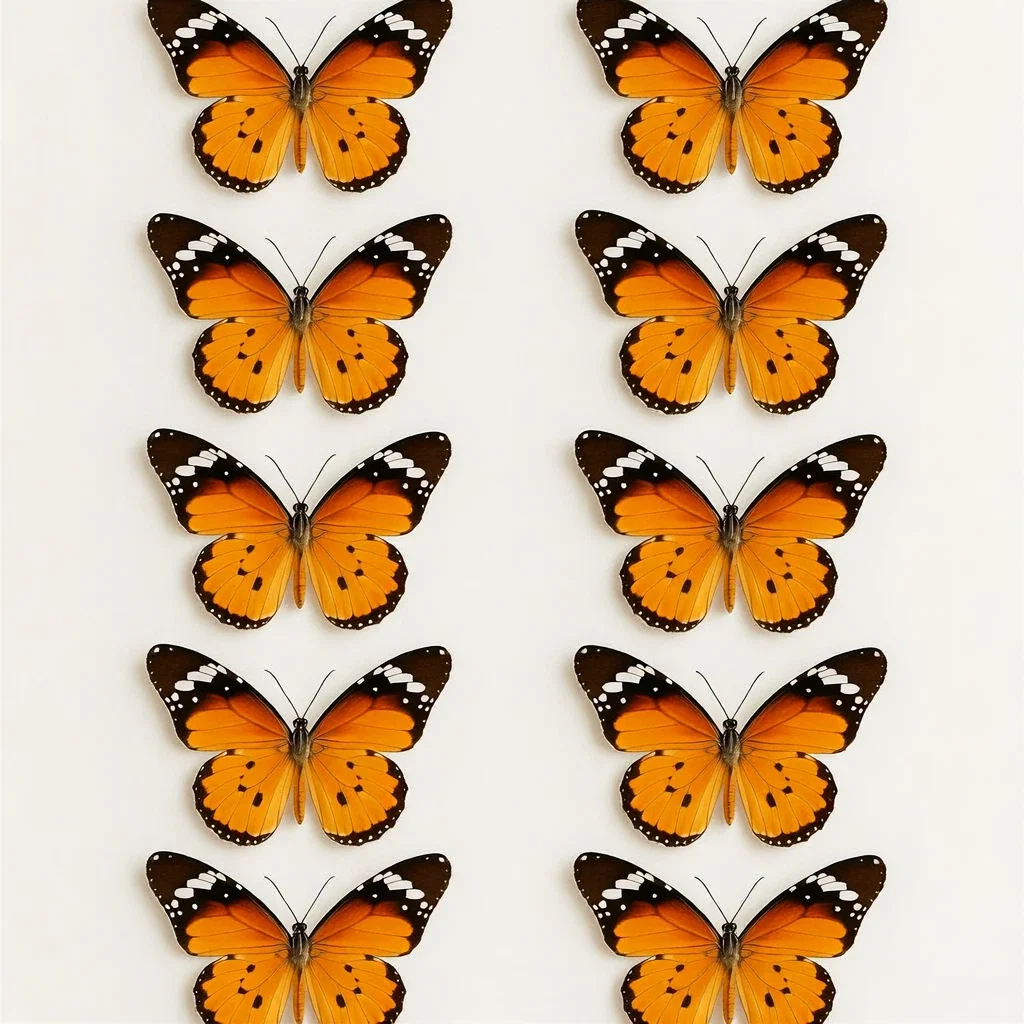 

6-100 pcs natural Real Butterflies Specimen (Plain Tiger）Artwork Material Home Decoration DIY