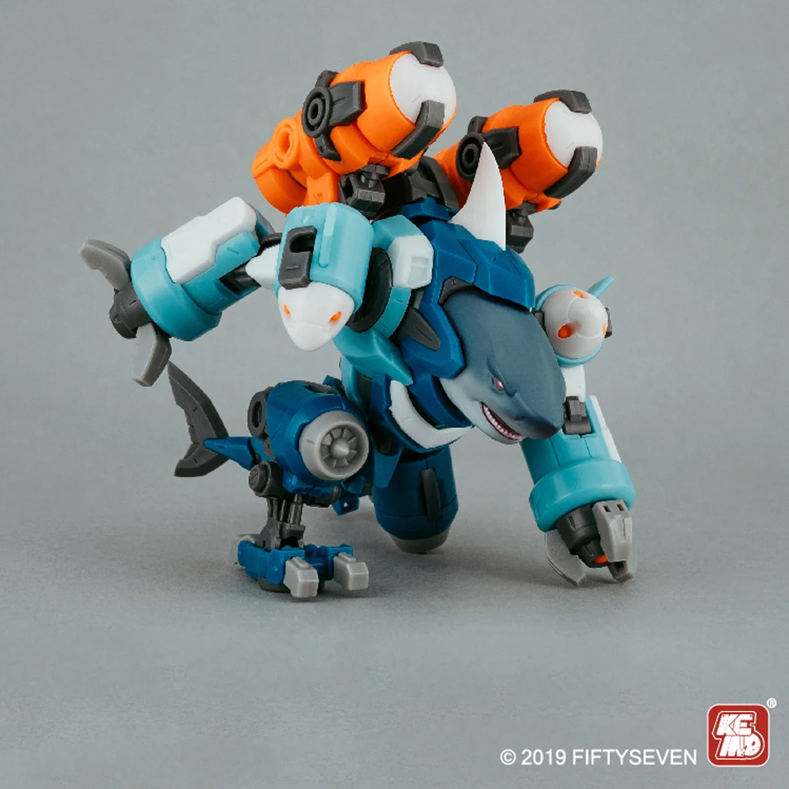 Moqi KEMO NO.57 Hunter Squad 1/24 Shark Mecha أطقم منمذجة - تصميم صيني أصلي
