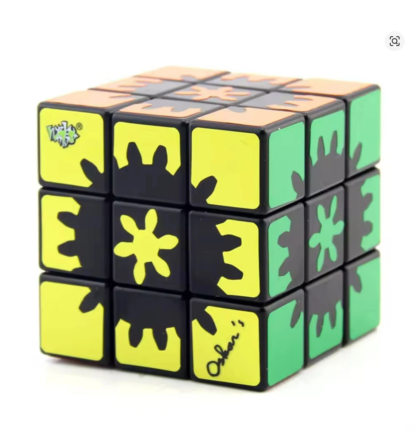 LanLan Hidden Gear 3x3 Magic Cube Speed Cube Puzzle Toys  Speeding Cube Professional Fidget Toys Cubo Magico Puzzle Gear Cube