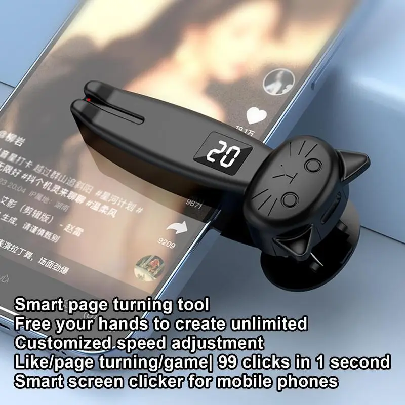 Telefono Clicker Page Turner Photo Camera Recording trigger remoti Screen Clicker Speed Clicker Page Turner per tablet e-book