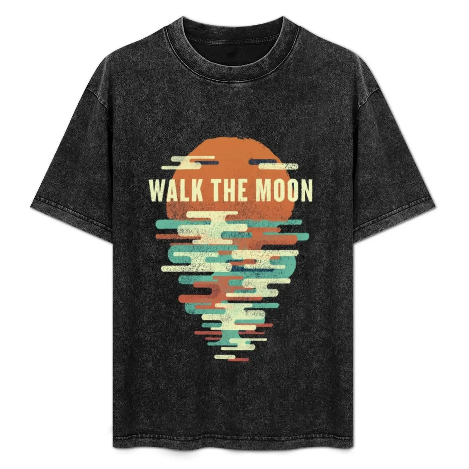 

Neon WALK THE MOON T-Shirt vintage t shirts Blouse tees funny shirt cotton cotton t shirt men