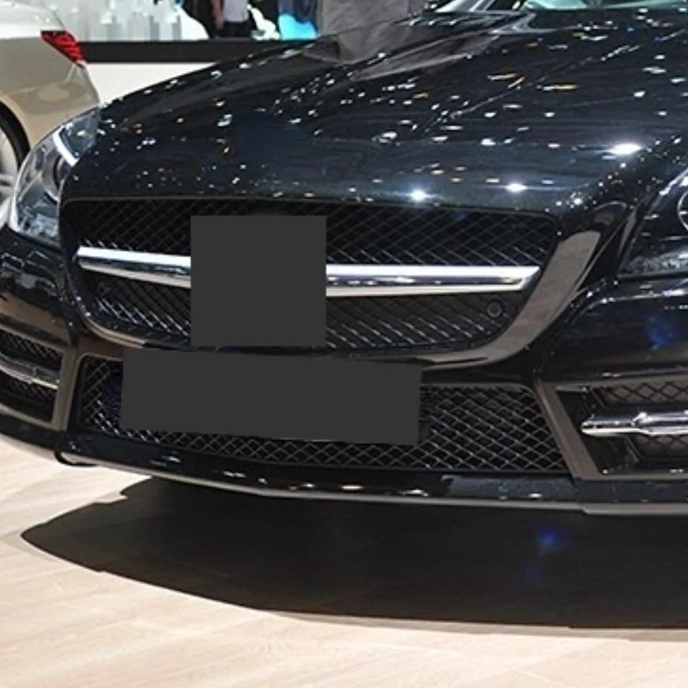 For Mercedes R172 Benz SLK 2011-2015 Diamond  Front Inlet Grille Bumper Grill Middle Grid Mesh Tuning Part
