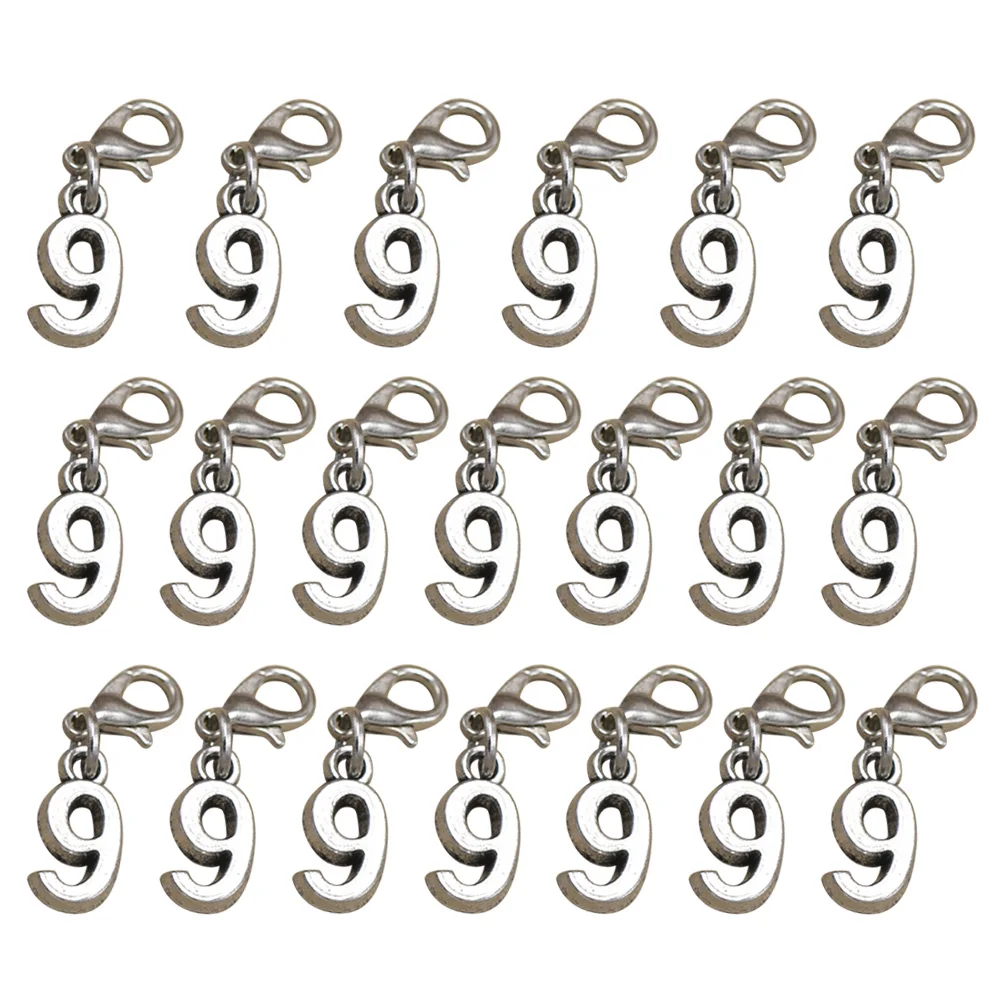 

20pcs Lobster Buckle Earrings Alloy Pendant Charm Vintage Diy Jewelry Making Necklace Bracelet Accessories Project