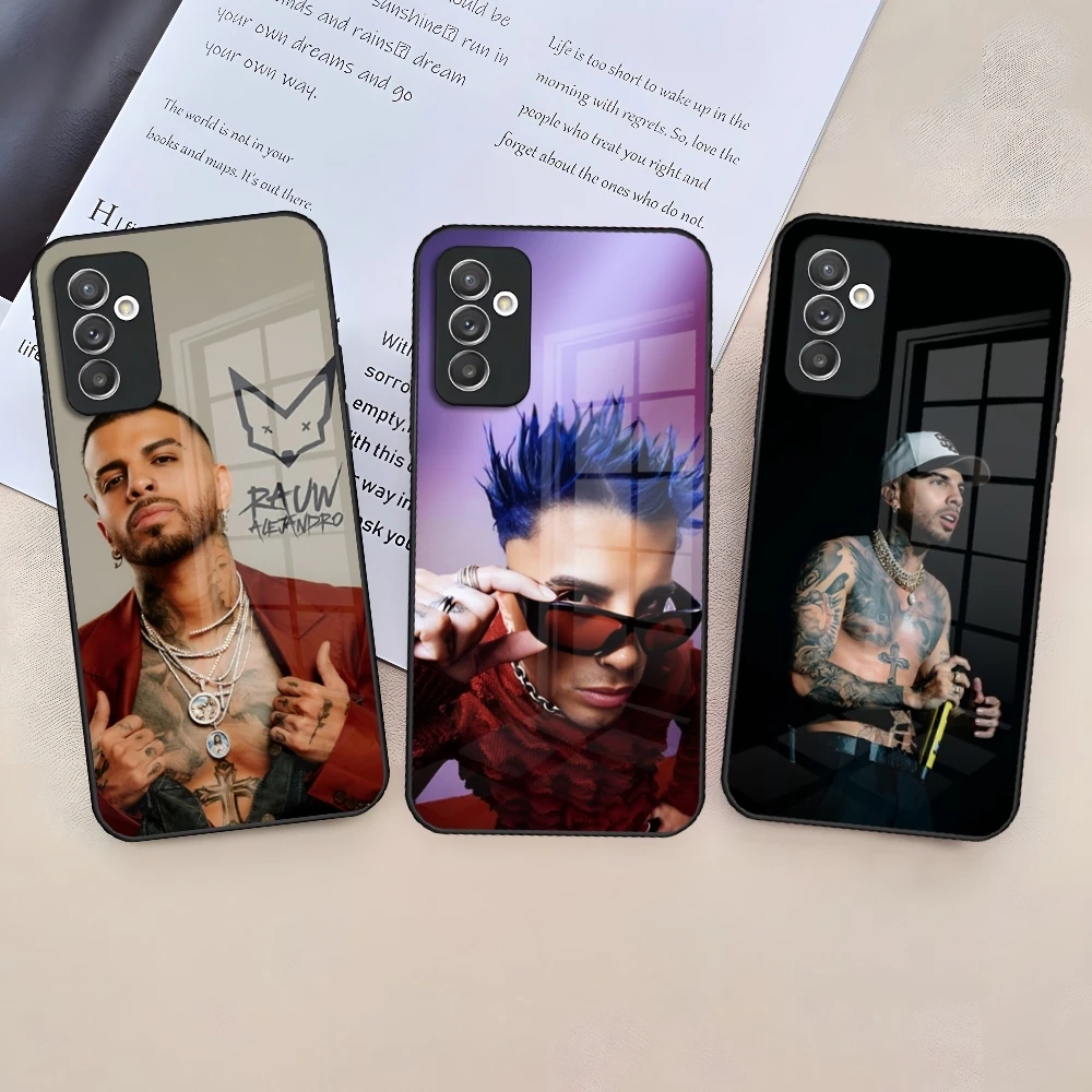 Rapper R-Rauw Alejandro Phone Case for Samsung Galaxy S24 S23 S22 S21 S20 A24 A34 A54 A53 Note20 M54 Fe Ultra Plus Glass