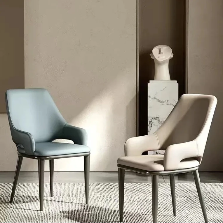 ！@New Style Light Luxury Dining Chair Simple Home Stall Design Small Dining Table Chair for Living