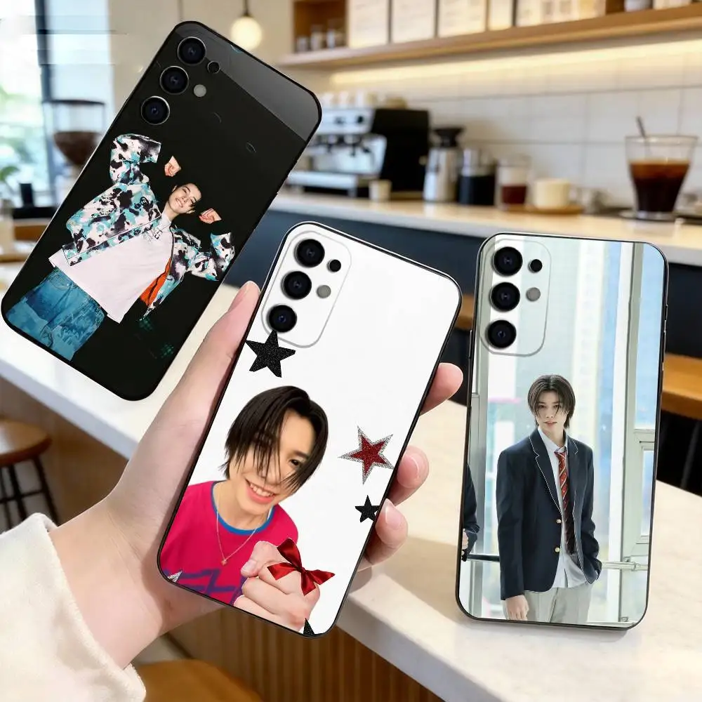 Louis LNGSHOT  Phone Case Black Silicone Soft For Samsung S25,S24,S21,S22,S23,S30,Ultra,S20,Plus,Fe,Lite