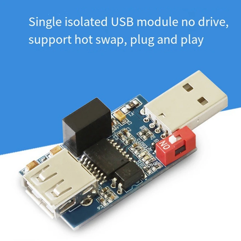 ADUM3160 USB Audio Signal Isolator 1500V 1CH Digital Signal Audio Power Isolator USB To USB Signal Isolator 1 Pcs