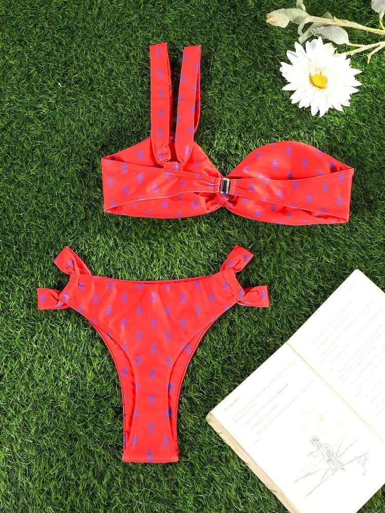 Miyouj ใหม่ 2 ชิ้นชุดว่ายน้ําเซ็กซี่ผู้หญิงชุดบิกินี่หนึ่งไหล่ Biquinis ต่ําเอวชุดว่ายน้ํา 2025 Beachwear