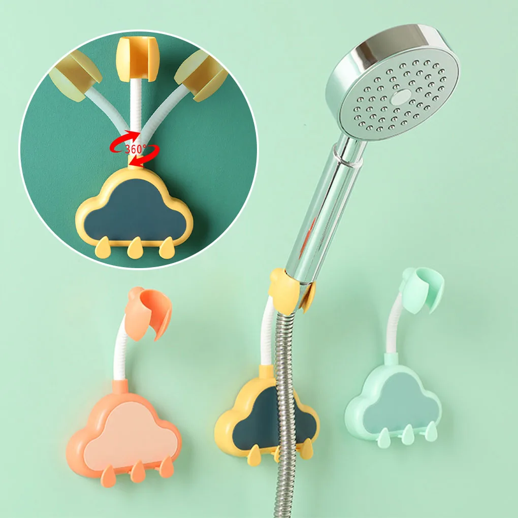 Support de pomme de douche avec crochets, base de buse de remplacement