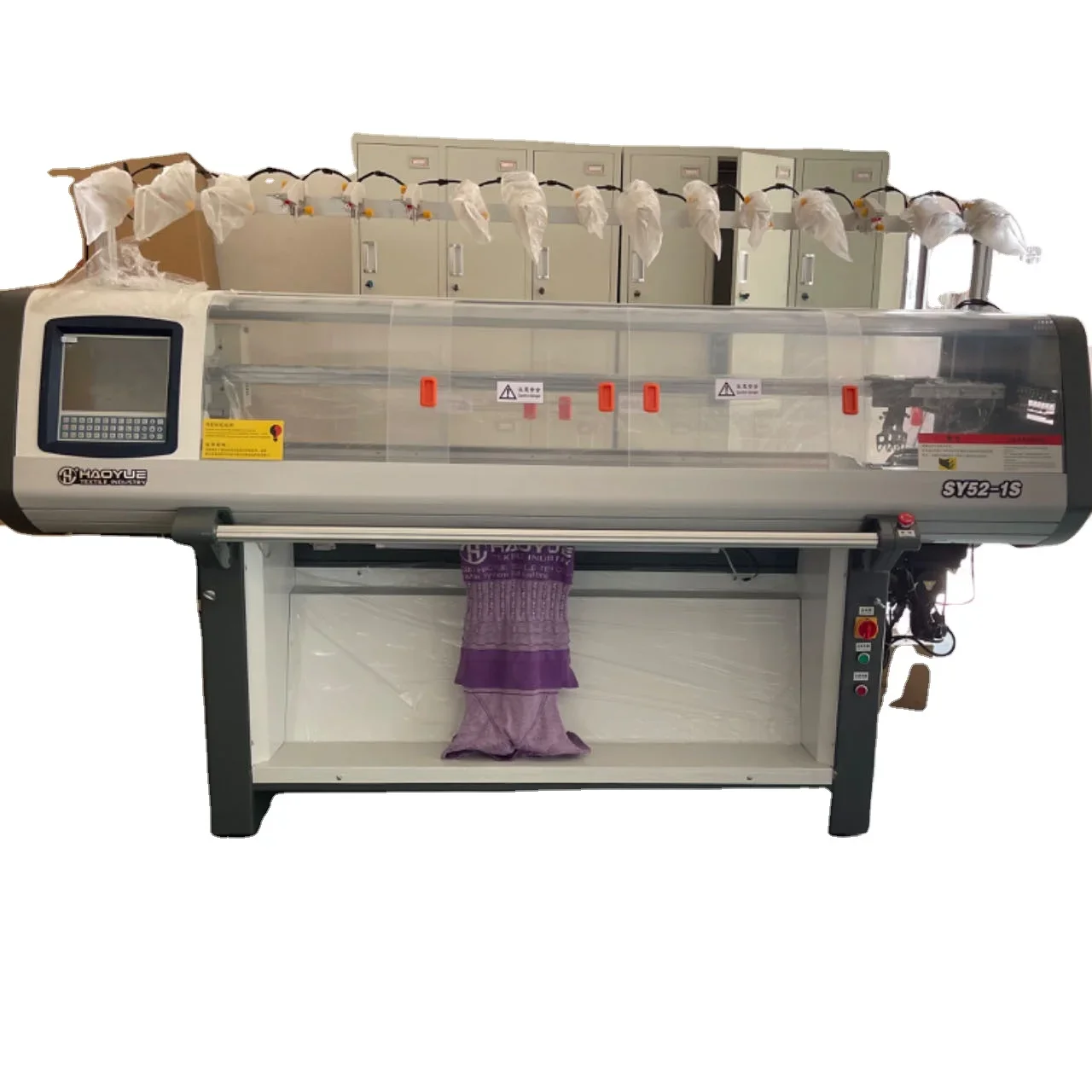 Single System 9G Computerized Automatic Flat Knitting Machines Wool Sweaters Making Machines