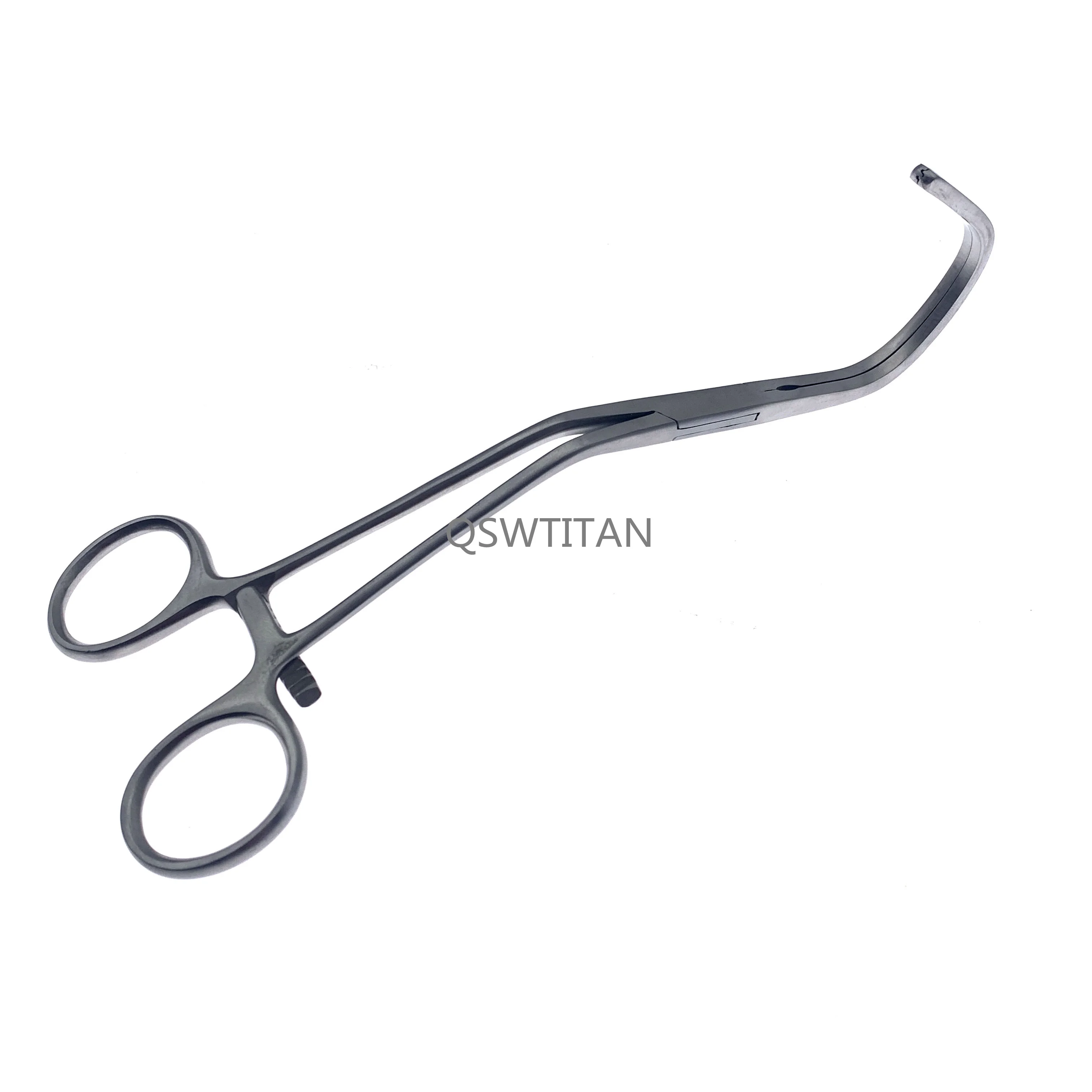 1pcs Atraumatic Jaw Aortic Exclusion Clamp Forceps Vascular Clamps Cardiovascular surgical instruments