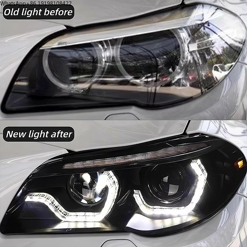 For BMW F10/F18 LED Headlights DRL 2011-2013 Car Styling Auto Accessories 520i525i530i535i M5 LED Headlamp with 36W Power